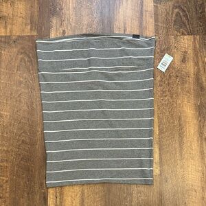Torrid Gray and White Striped Pencil Skirt Size 2 New